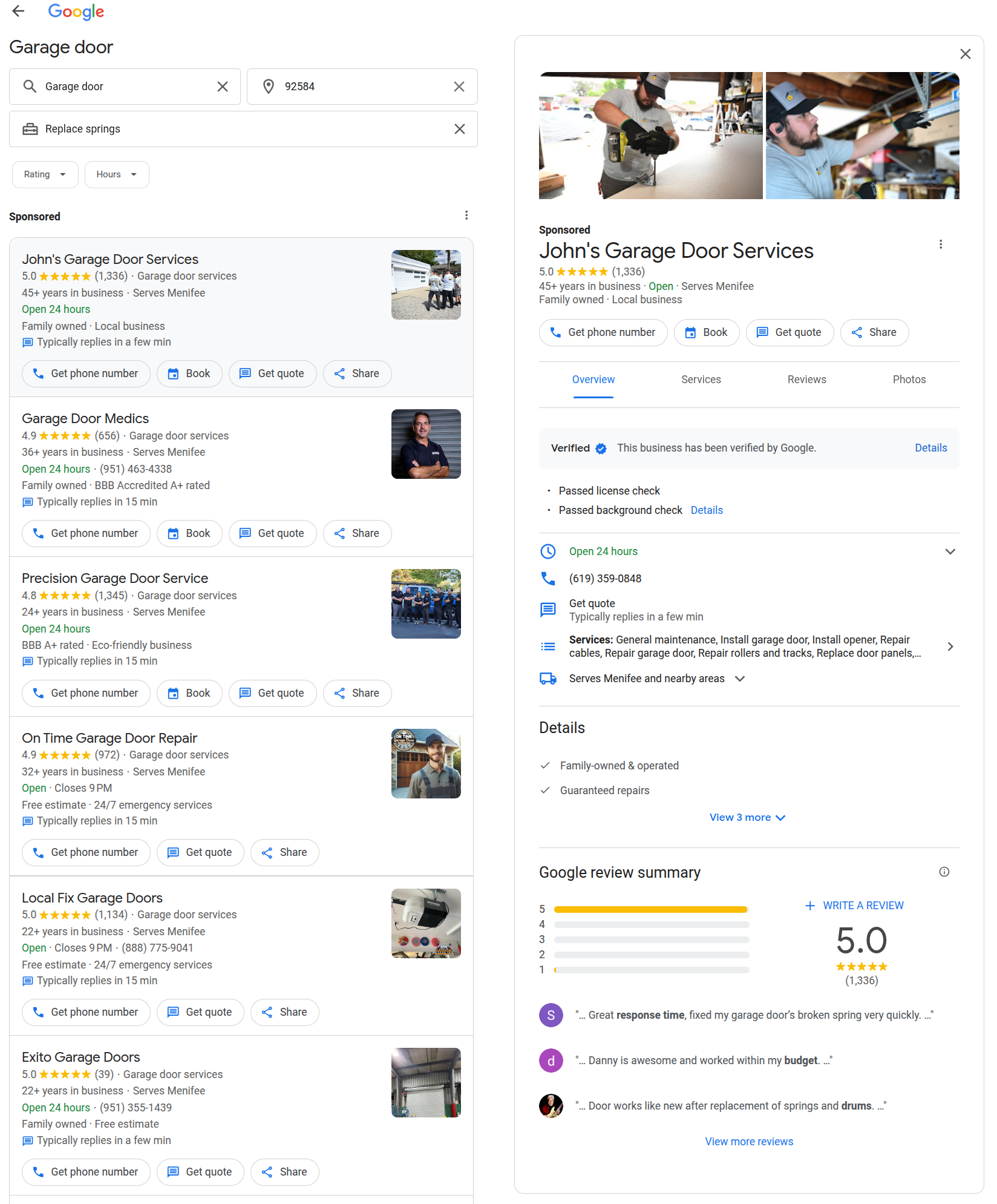 johns garage door services 2026 04 07