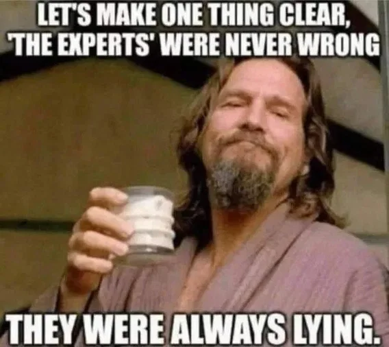 Experts were never wrong