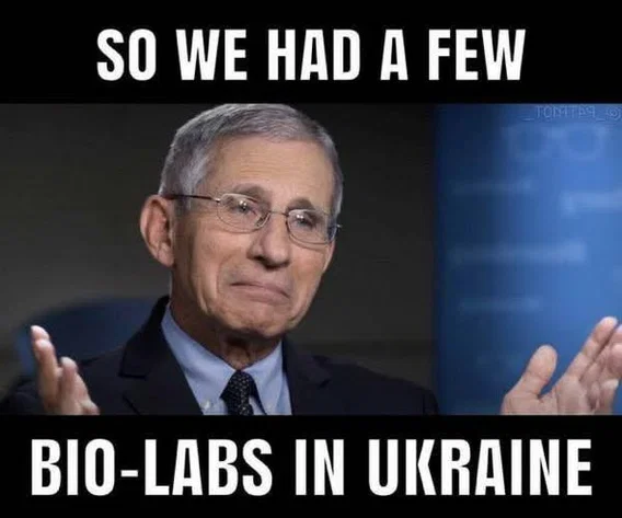 Our gov finally admitting to bio labs