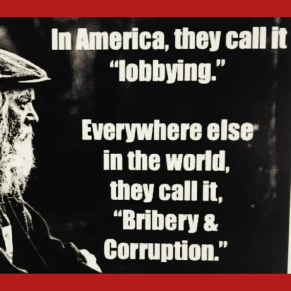 They call it bribery and corruption